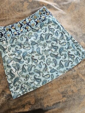 HandMade Adjustable A-Line Festival Mini Skirt Reversible One Size Boho